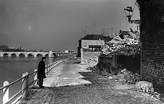 Sloopwerkzaamheden Stenenwal, 1968?