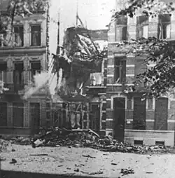 Oorlogsschade nr. 95 door neergestort vliegtuig, 1941