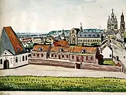 Jekerkazerne en -manège, Ph. van Gulpen, ca. 1850?