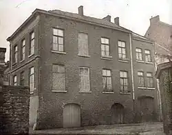 Hoekhuis Stenenwal-Waterpoort (straat), 1960