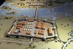 Maquette laat-Romeins castellum