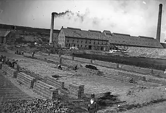 Stoomsteenfabriek Belvédère nabij Caberg, 1908