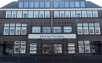 Vm. Henric van Veldekecollege, thans wooncomplex 'Hof van Veldeke', Maastricht