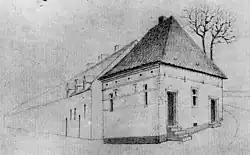 Wachthuis Lage Barakken, ca. 1860, Jan Brabant.