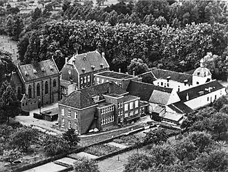 Luchtopname begin jaren '60