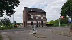 Grenspaal nr. 80 en douanebeambtewoning