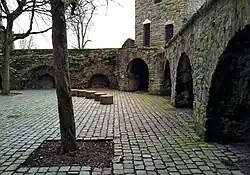 Spaarbogen aan de stadszijde van de muur bij de Jekertoren