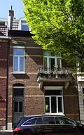 Woonhuis met voorgevel in eclectische stijl