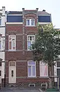 Dubbel woonhuis met nr. 13 in eclectische stijl