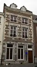 Huis met voorgevel in de trant der zgn. Maaslandse renaissance.