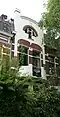 Herenhuis in een door de art nouveau beïnvloede eclectische bouwstijl.