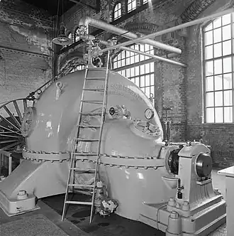 Louis Smulders (Jaffa) pomp van Stoomgemaal Vier Noorder Koggen