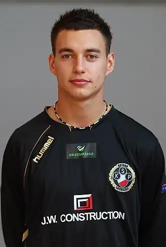 Sadlok in 2011 als speler van Polonia Warschau
