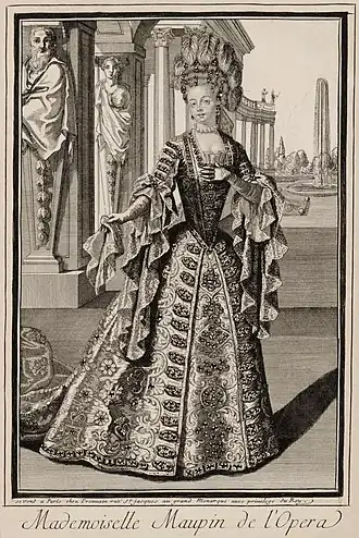 "Mademoiselle Maupin de l'Opéra"