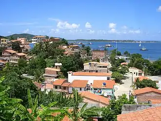 Madre de Deus van boven gezien