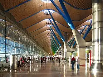 Terminal 4, vliegveld Madrid-Barajas