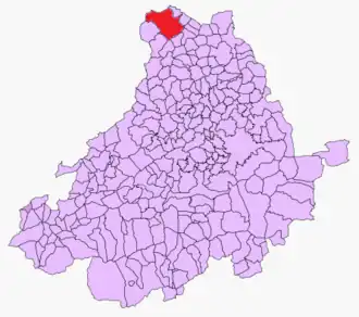 Kaart van Madrigal de las Altas Torres