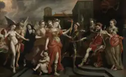 Calumny of Apelles, circa 1594