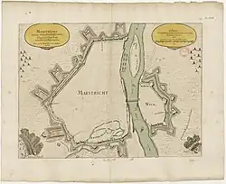 Franse plattegrond, ca. 1673