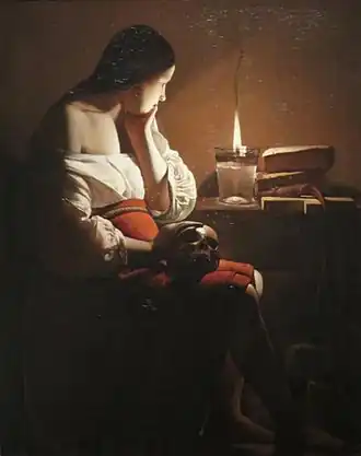 Magdalena en de rokende vlam, Los Angeles County Museum of Art