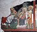 Deel van een middeleeuws fresco, Kremikovtsiklooster