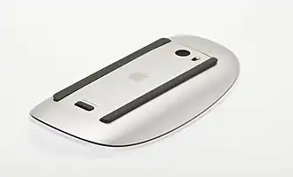 De onderkant van een Magic Mouse.