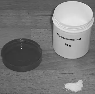 Magnesiumcitraatpoeder