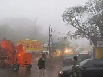 Mahabaleshwar tijdens de moesson