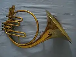 Hoorn gestemd in F (zie linksboven)