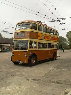 Sunbeam Maidstone trolleybus uit 1947