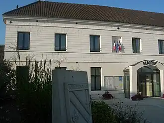 Het gemeentehuis van Mailly-le-Camp