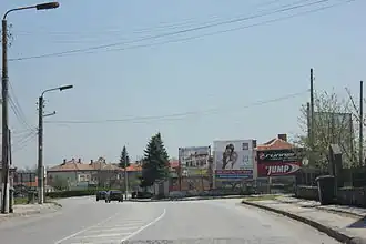 Een straat in Parvomaï