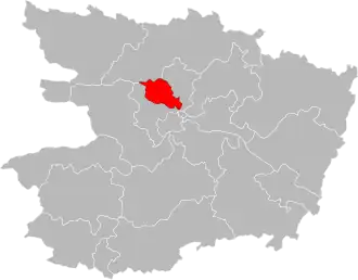 Locatie van het kanton