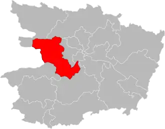 Locatie van het kanton