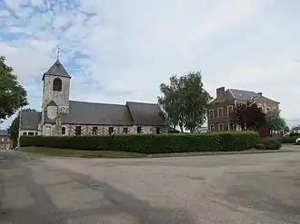 Gemeentehuis en kerk Saint-Martin