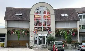 Het gemeentehuis te Culoz