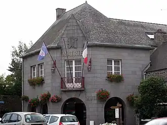 Het gemeentehuis te Saint-Pierre-de-Plesguen