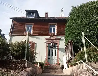 Het gemeentehuis van Turquestein-Blancrupt