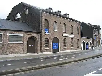 Het museum in de oude blikfabriek te Longdoz