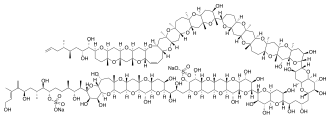 Structuurformule van maitotoxine