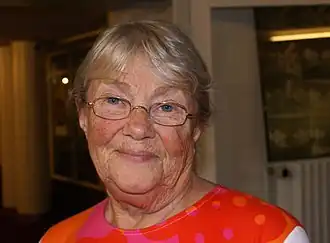 Maj Sjöwall tijdens "Prime Time - Crime Time" in Bremen in September 2009