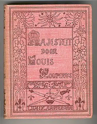 Boekbandontwerp van R.N. Roland Holst voor Majesteit