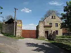 Oude boerderij in het dorp