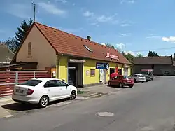 Garage in het dorp