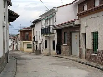 Straat in Málaga del Fresno