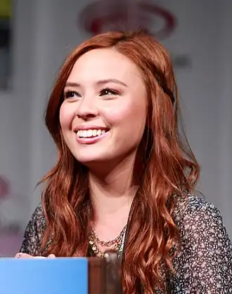 Malese Jow tijdens at WonderCon 2014