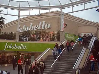 Winkel in winkelcentrum Plaza Vespucio