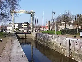 Mallegatsluis Gouda maart 2004