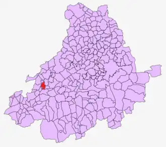 Kaart van Malpartida de Corneja