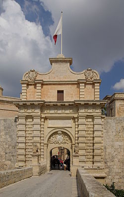 Stadspoort Mdina 1724